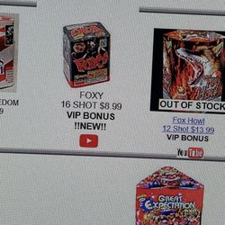 Atomic Fireworks - Price and YouTube link