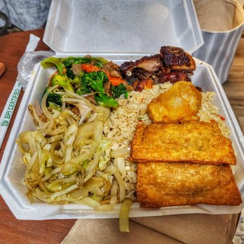 Royal Palace Restaurant - Dinner Plate $9.95 + tax - Cantonese Near Me - Honolulu, Hawaii