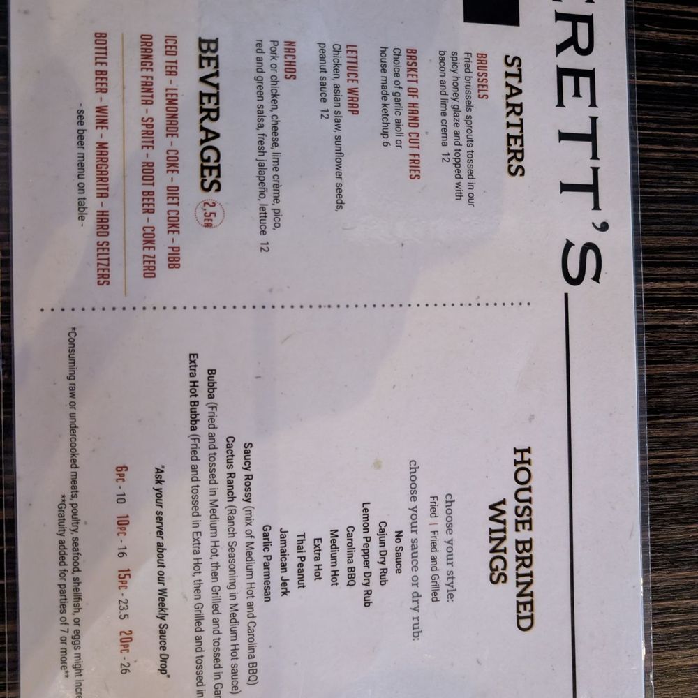 Everett's - Menu - American Near Me - Omaha, Nebraska
