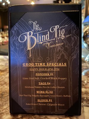 Menu photo 5 The Blind Pig White Plains, NY Menu photo 5 The Blind Pig White Plains, NY