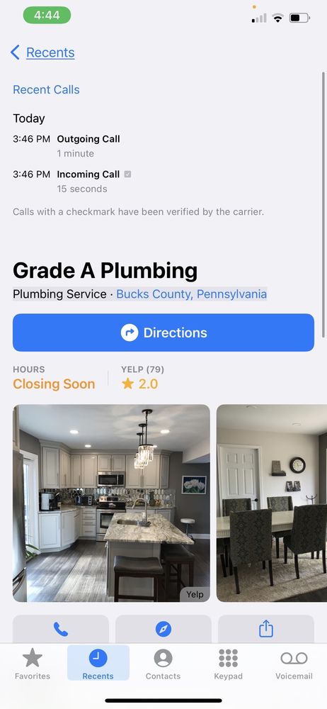 Slide of Grade A Plumbing