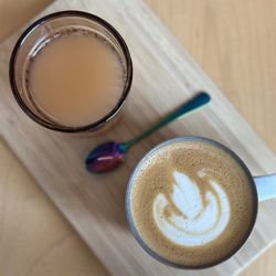 Boycott Coffee - Cappuccino with bonus guava tonic. Thanks, Alex!