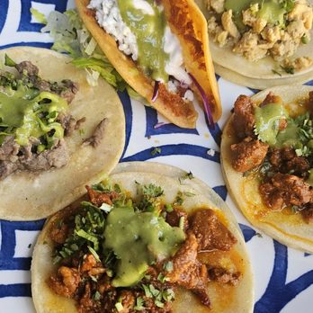 Perla - Tacos! Asada, 2 pastor, chicken, and Papa - Tapas/Small Plates Near Me - Santa Ana, California Perla - Tacos! Asada, 2 pastor, chicken, and Papa - Tapas/Small Plates Near Me - Santa Ana, California