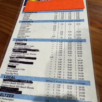 Hooters - Numerous menu items are crossed out. - Chicken Wings Near Me - Destin, Florida Hooters - Numerous menu items are crossed out. - Chicken Wings Near Me - Destin, Florida