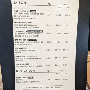 Funky Fauna Artisan Ales - Menu - Breweries Near Me - Sisters, Oregon