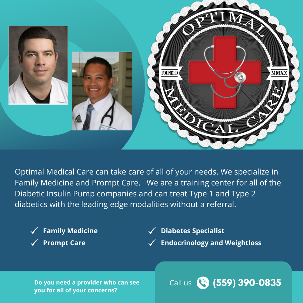OPTIMAL MEDICAL CARE Updated October 2024 1860 S Central St