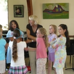 Growing with Music and Movement - Mrs. Danuta dances with the students