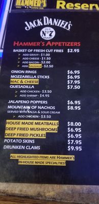 Menu photo 7 Hammer's Grill & Bar Henderson, NV Menu photo 7 Hammer's Grill & Bar Henderson, NV