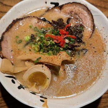 Zundo - Tonkotsu Ramen here was great!  Hearty broth.  Charshu pork was fire!  Noodles a little on the soft side but still really good. - Ramen Near Me - Lexington, Kentucky