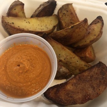 Oasis Vegetarian Cafe - Baked Potato Wedges - Vegetarian Near Me - Riverside, California