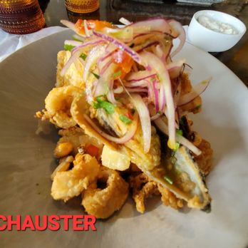 Costa Contemporary Kitchen - TASTELESS COMBO SEAFOOD WITH DIP SAUCE - Peruvian Near Me - Costa Mesa, California Costa Contemporary Kitchen - TASTELESS COMBO SEAFOOD WITH DIP SAUCE - Peruvian Near Me - Costa Mesa, California