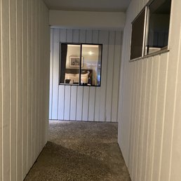 This is the only window in the room they tried to give us. First floor, parking lot/corridor This is the only window in the room they tried to give us. First floor, parking lot/corridor