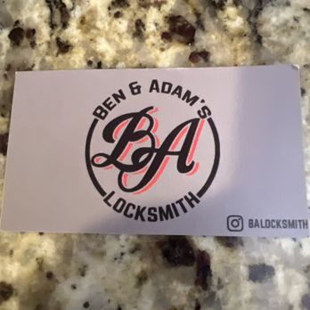 Ben & Adams Locksmith - Their business card. Phone number on the other side and I posted it here too - Keys & Locksmiths Near Me Ben & Adams Locksmith - Their business card. Phone number on the other side and I posted it here too - Keys & Locksmiths Near Me
