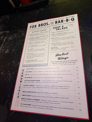 Menu photo 6 Fox Bros. Bar-B-Q Atlanta, GA Menu photo 6 Fox Bros. Bar-B-Q Atlanta, GA