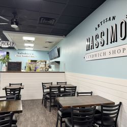Massimo's Artisan Sandwich Shoppe - Beautiful color interior.