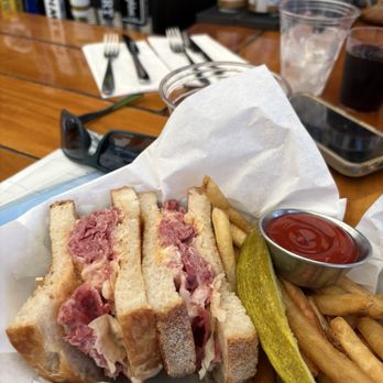 The Black Pearl - Toasted corn beef sand - Seafood Near Me - Newport, Rhode Island The Black Pearl - Toasted corn beef sand - Seafood Near Me - Newport, Rhode Island