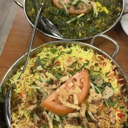Rosie's  Everest Kitchen - Chicken Biryani & Saag Paneer