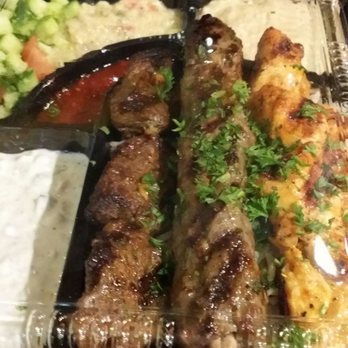 Oasis Grill - Mixed Grill Plate. Sooo Good ! Hummus, Yogurt salad n everything very tasty. - Mediterranean Near Me - San Francisco, California Oasis Grill - Mixed Grill Plate. Sooo Good ! Hummus, Yogurt salad n everything very tasty. - Mediterranean Near Me - San Francisco, California