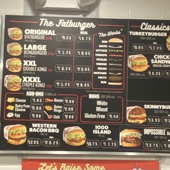 Fatburger - FatBurger Menu - Fast Food Near Me - Buena Park, California