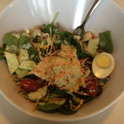 Fresko's - Green salad, chipotle chicken and cilantro dressing!