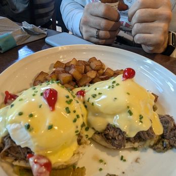 Relish - Eggs benedict with meat - Coffee & Tea Near Me - Minneapolis, Minnesota
