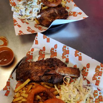 Phil's BBQ - Front: Beef rib tickler, Back: Pork rib tickler - Barbeque Near Me - San Diego, California Phil's BBQ - Front: Beef rib tickler, Back: Pork rib tickler - Barbeque Near Me - San Diego, California