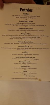 Menu photo 1 Classic on Noble Anniston, AL