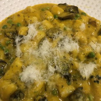 Petit Pois - Gnocchi with mushrooms and peas. - French Near Me - Charlottesville, Virginia