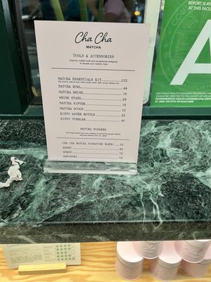 Menu photo 6 Cha Cha Matcha Beverly Hills, CA Menu photo 6 Cha Cha Matcha Beverly Hills, CA