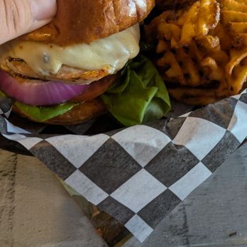 Chapter 2 - Hot honey chicken sandwich with waffle fries - New American Near Me - Tracy, California