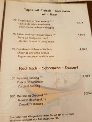 Menu photo 1 Taparia O Pescador Hamburg, HH Menu photo 1 Taparia O Pescador Hamburg, HH