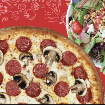 Pepperoni's - Two toppings pizza and Napa salad - Pizza Near Me - Sugar Land, Texas