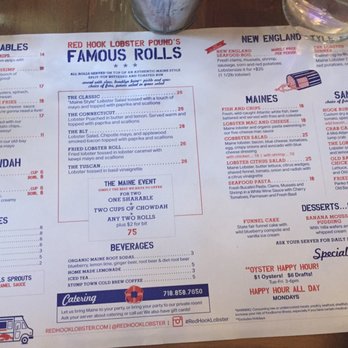 Red Hook Lobster Pound - Menu @ Red Hook Lobster Pound - Seafood Near Me - Brooklyn, New York Red Hook Lobster Pound - Menu @ Red Hook Lobster Pound - Seafood Near Me - Brooklyn, New York