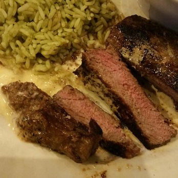 Chili's - Classic Sirloin over cooked, dry rice - American Near Me - Flemington, New Jersey