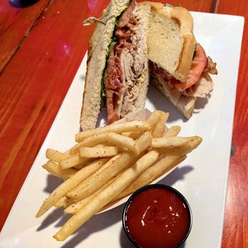 RedBones Raw Bar & Seafood Grill - Turkey with Swiss on sour dough - Seafood Near Me - Chesapeake, Virginia RedBones Raw Bar & Seafood Grill - Turkey with Swiss on sour dough - Seafood Near Me - Chesapeake, Virginia