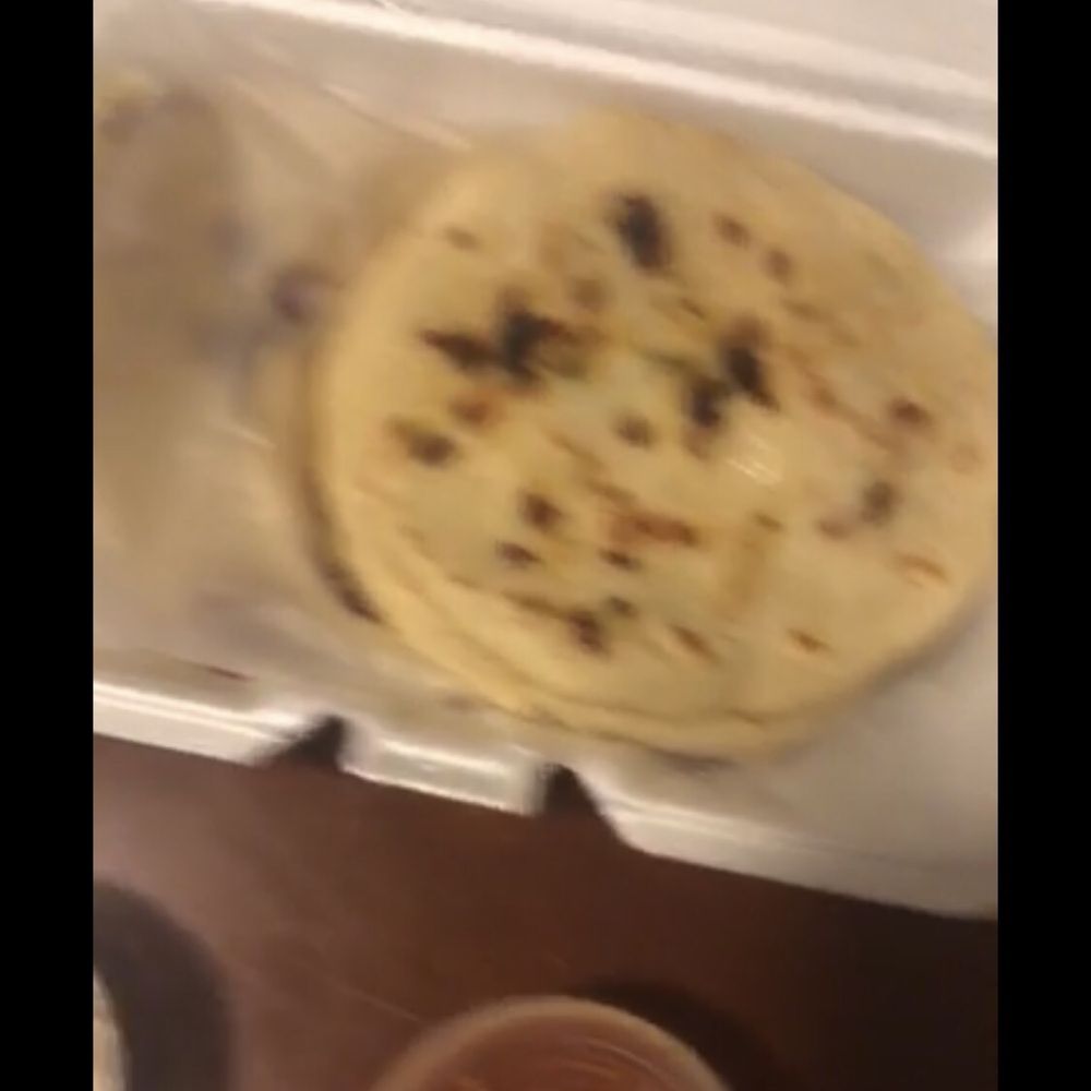 El Nuevo Amanecer - a tortilla in a styrofoam container - Salvadoran Near Me - Worcester, Massachusetts