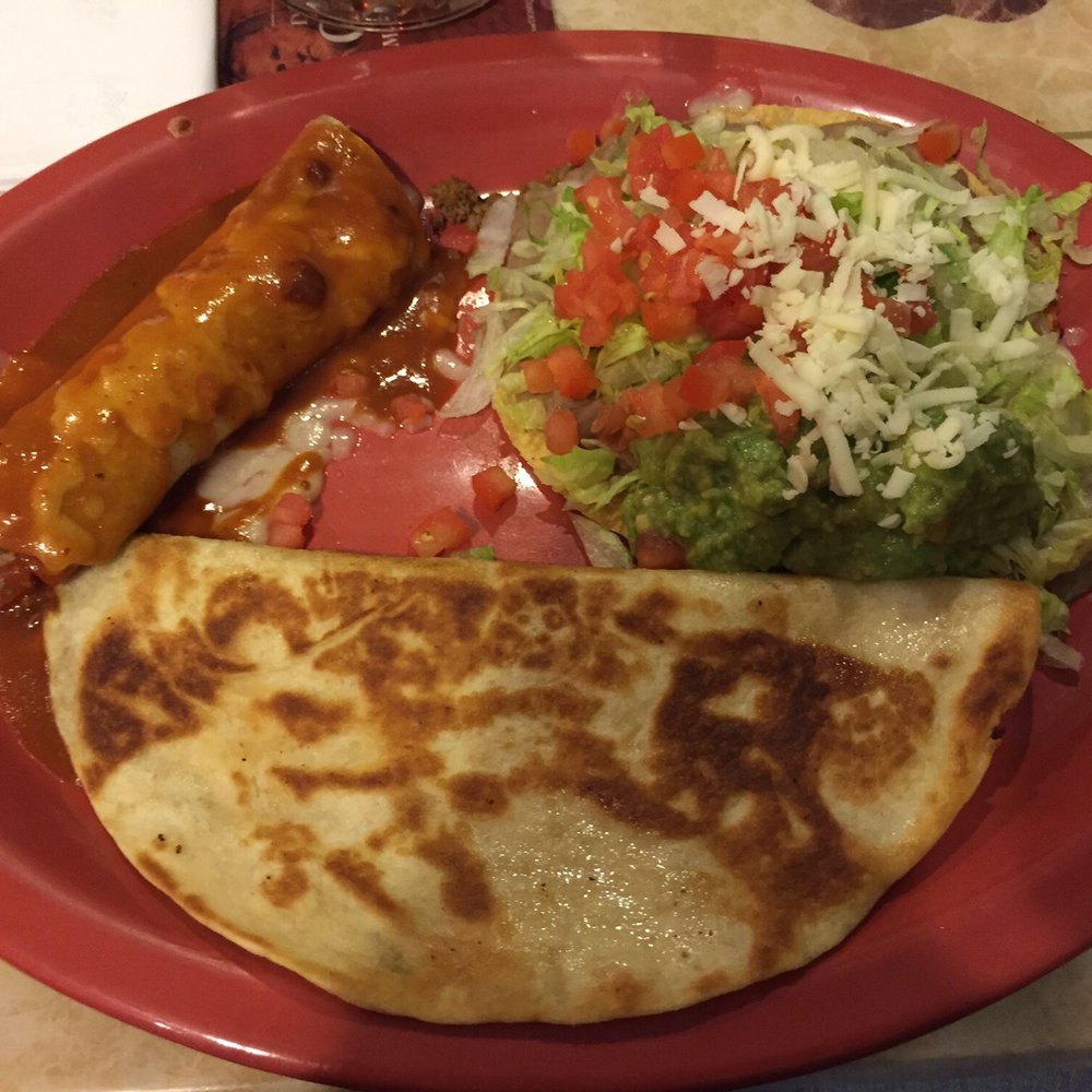 Enchilada, quesadilla, tostada was very good! Enchilada, quesadilla, tostada was very good!