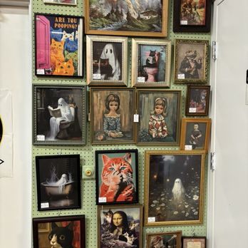 Brass Armadillo Antique Mall - BATHROOM ART wall!!! I wanted them all. - Antiques Near Me - Omaha, Nebraska Brass Armadillo Antique Mall - BATHROOM ART wall!!! I wanted them all. - Antiques Near Me - Omaha, Nebraska