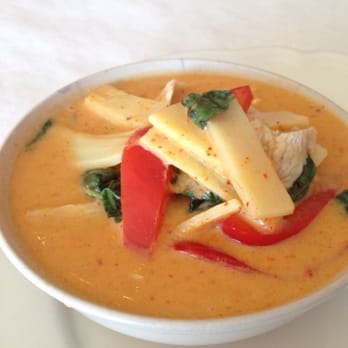 Anothai Cuisine - Red Thai Curry - Thai Near Me - Houston, Texas