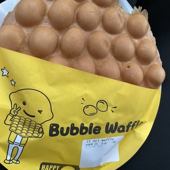 Happy Lemon - Bubble waffle - Bubble Tea Near Me - Austin, Texas
