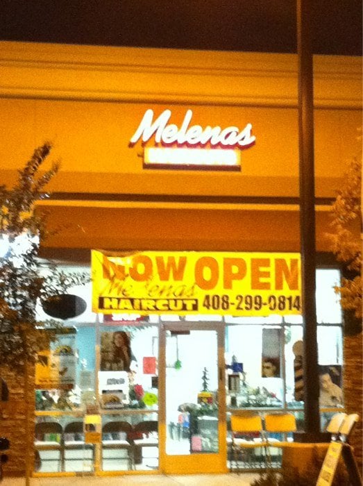 Melena's Barber Shop & Beauty Salon Logo