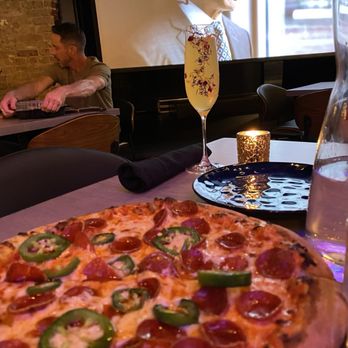 Black Sheep Kitchen and Spirits - Hot honey pizza and cordial af drink - New American Near Me - Columbus, Ohio