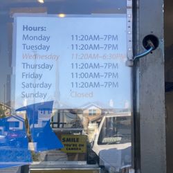 JJ Fish Market - Hours (8/28/24)