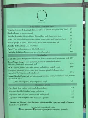 Menu photo 2 Ovo Cafe Darlinghurst, NSW Menu photo 2 Ovo Cafe Darlinghurst, NSW