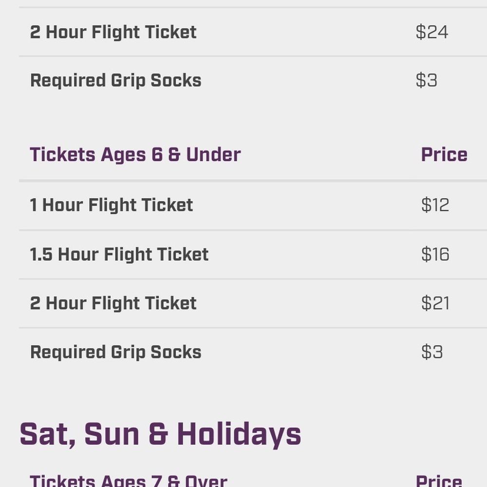 Sky Zone Trampoline Park - Pricing - Trampoline Parks Near Me - Clovis, California Sky Zone Trampoline Park - Pricing - Trampoline Parks Near Me - Clovis, California