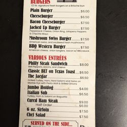 Lolli’s Dinner Bell Cafe - Menu 10/2024