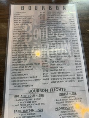 Menu photo 1 Boots & Bourbon Greensboro, NC