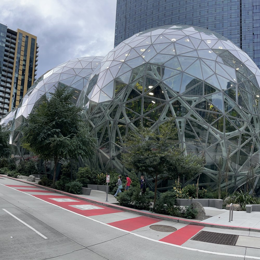 Amazon Spheres - outside - Botanical Gardens Near Me - Seattle, Washington Amazon Spheres - outside - Botanical Gardens Near Me - Seattle, Washington