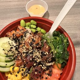 #Small 2 Fish Custom Bowl: salmon and tuna #Small 2 Fish Custom Bowl: salmon and tuna