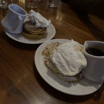 Original Pancake House - Mini coconut pancake stack (Right) Mini Pumpkin pancake stack (Left) - Pancakes Near Me - Metuchen, New Jersey Original Pancake House - Mini coconut pancake stack (Right) Mini Pumpkin pancake stack (Left) - Pancakes Near Me - Metuchen, New Jersey